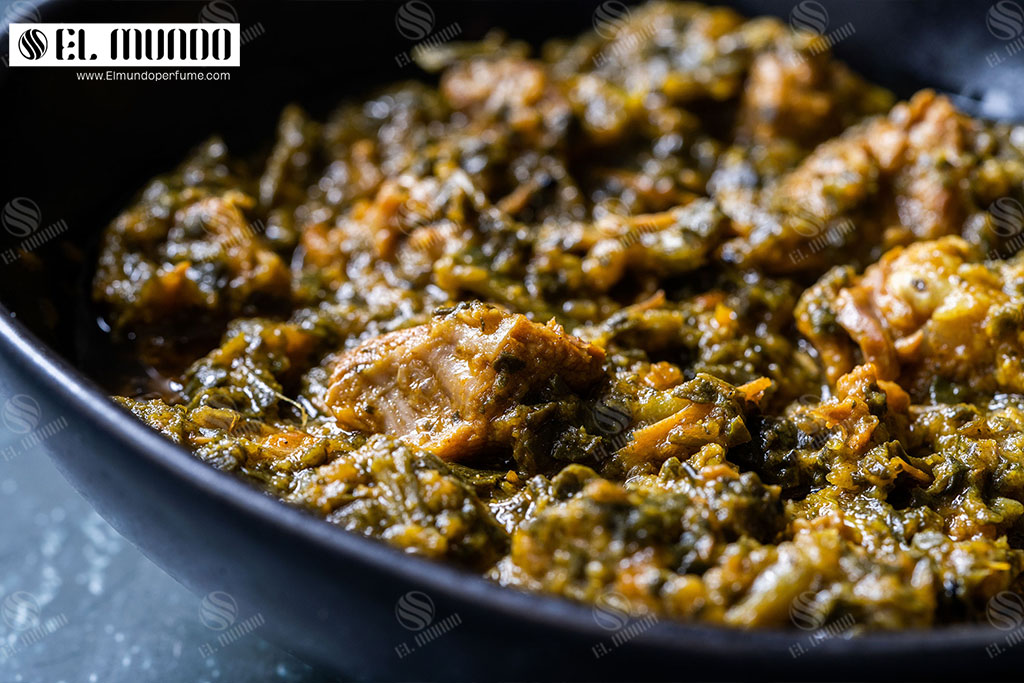 Gosht Palak lamb and spinach curry - فلیور فیوژن: هند