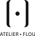 atelier flou logo - برند آتلیه فلو