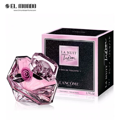 عطر ادکلن زنانه لانکوم لانویت ترزور له ادوتویلت ۱۰۰ میلLa Nuit Tresor L'Eau  de Toilette Lancome | عطر ادکلن الموندو