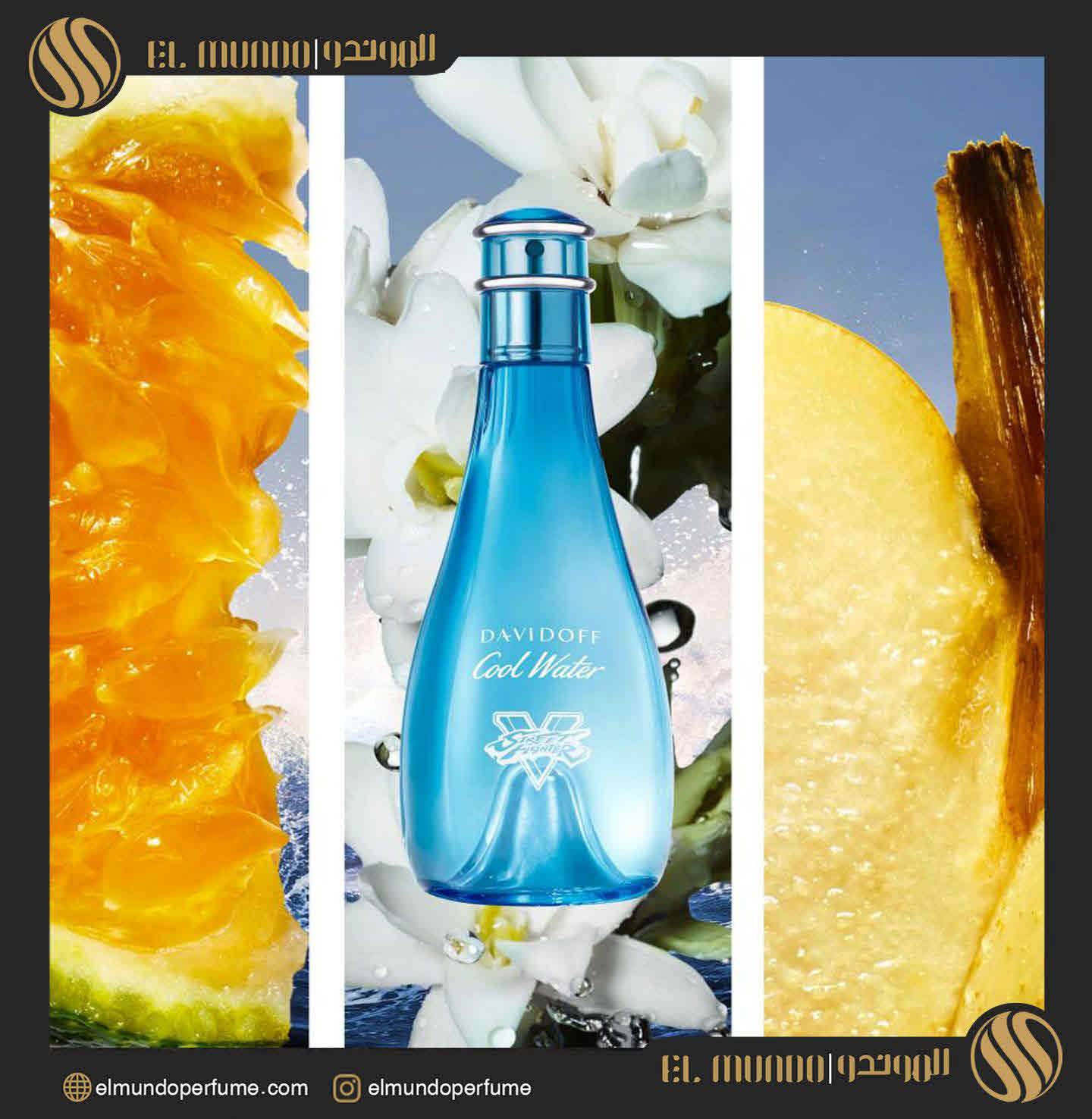 Cool Water Street Fighter Champion Summer Edition For Her Davidoff for women 2 - عطر زنانه دیویدوف کول واتر استریت فایتر چمپیون سامر ادیشن فور هر