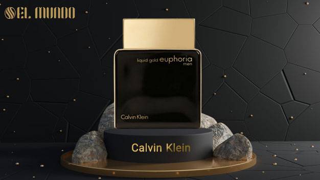 Calvin Klein Liquid Gold Euphoria Men Eau De Parfum for Men 100ml 4 - ست عطر مردانه و زنانه سی کی ایفوریا لیکویید گلد Ck Euphoria Liquid Gold