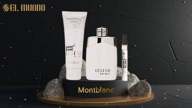 03 - ست عطر و ادکلن مردانه مونت بلنک لجند اسپیریت ادوتویلت 100 میل Gift Set Mont Blanc Legend Spirit