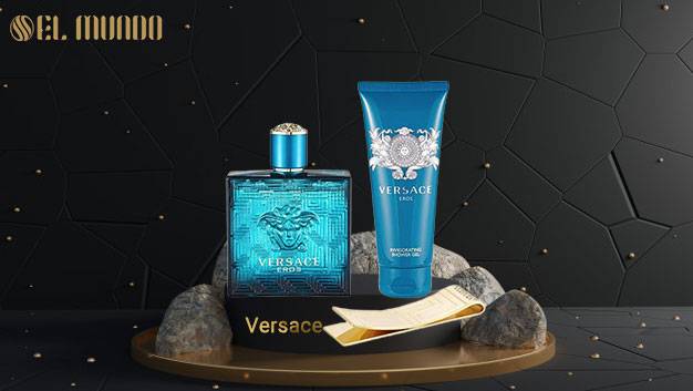 Eros Versace for men Gift Set 2 - ست هدیه عطر ادکلن مردانه ورساچه ایروس ادوتویلت ۱۰۰ میل Eros Versace for men Gift Set