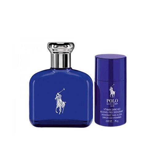ست هدیه عطر ادکلن مردانه رالف لورن پولو آبی ادوپرفیوم ۱۲۵ میل Polo Blue Eau de Parfum Ralph Lauren Gift Set