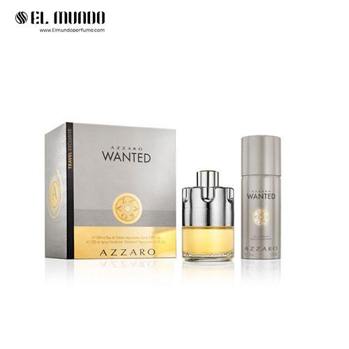 Wanted by Azzaro 100ml EDT 2 Piece Gift Set for Men 2 - برند آزارو