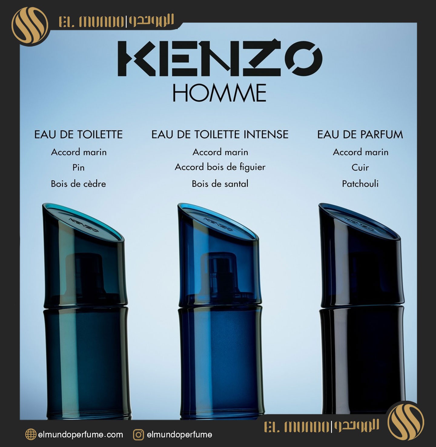 Kenzo Homme Eau de Parfum Kenzo for men 1 - عطر مردانه کنزو هوم ادو پرفیوم 2022